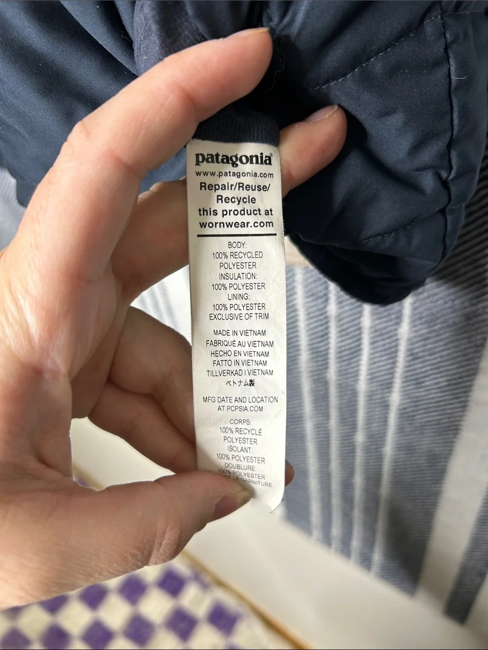 Girls Patagonia Reversible Snow Flower Jacket
